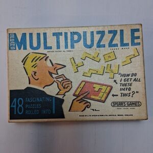 VTG Spears Games Multi-puzzle 48 Puzzles in 1 60's Strategy Maze Tetris Complete